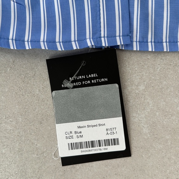 STORETS MAXIN PINSTRIPE SHIRT - Picture 6 of 6